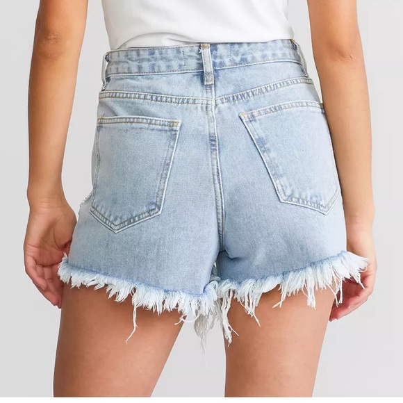 Ultra High Rise Rhinestone Fringe Short - Picture 2 of 7